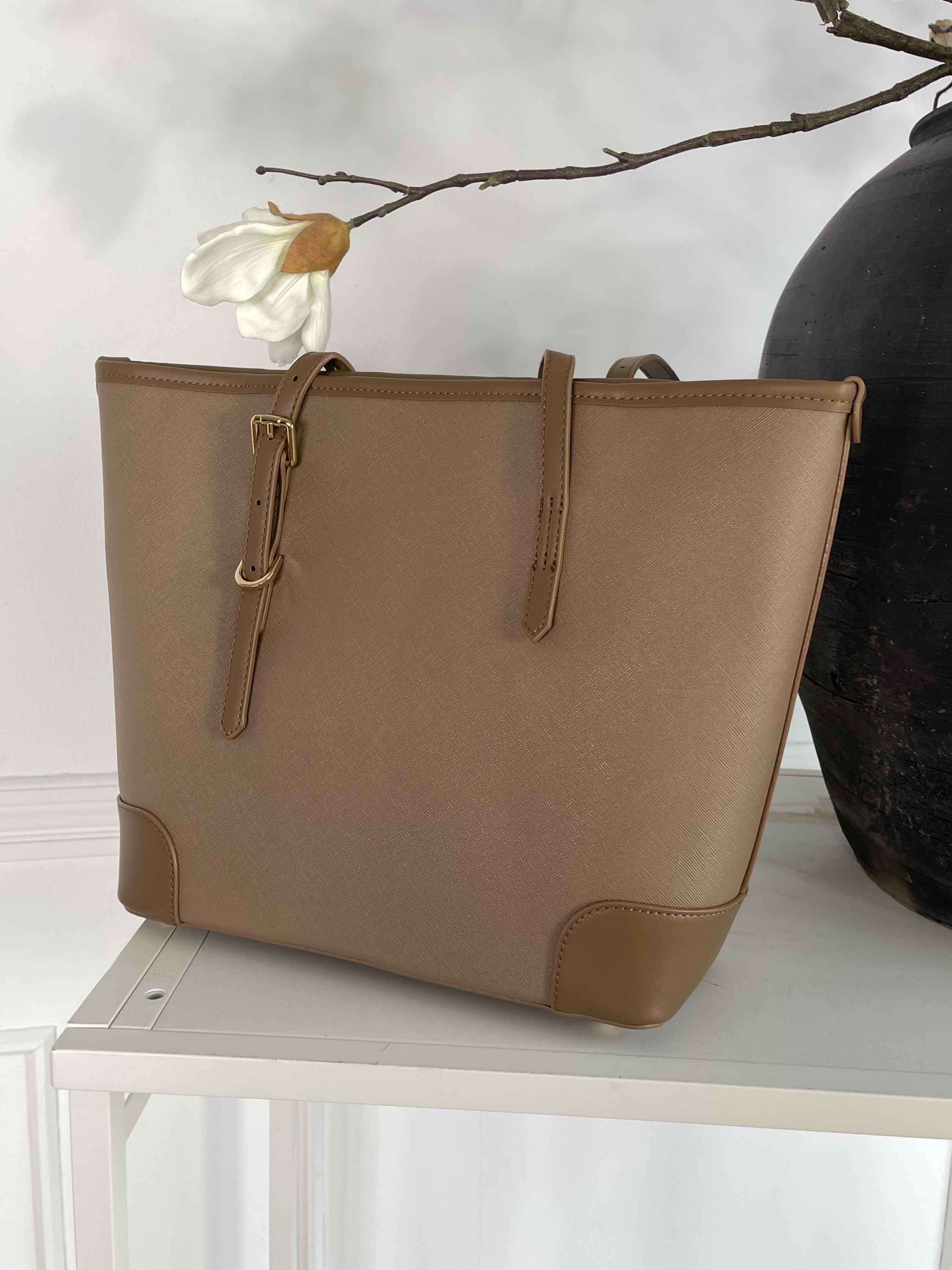 Adele - Stor shopper taske med lille guld spænde